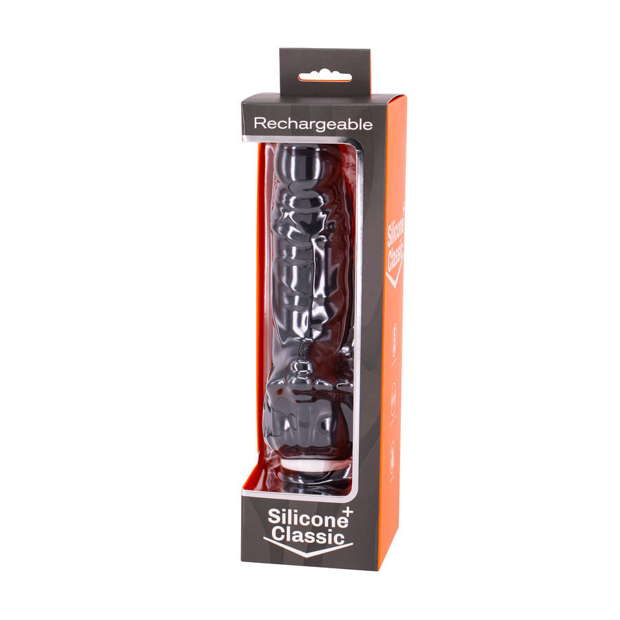 SEVEN CREATIONS - VIBRADOR RECARGABLE NEGRO 7V 18 CM MODELO 1