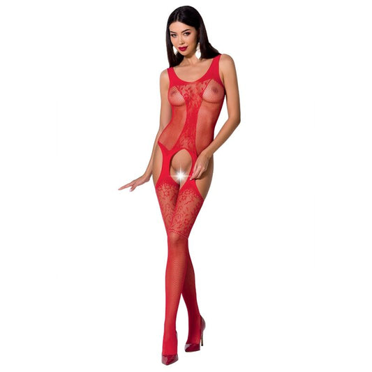 PASSION - WOMAN BS072 BODYSTOCKING TALLA UNICA NEGRO