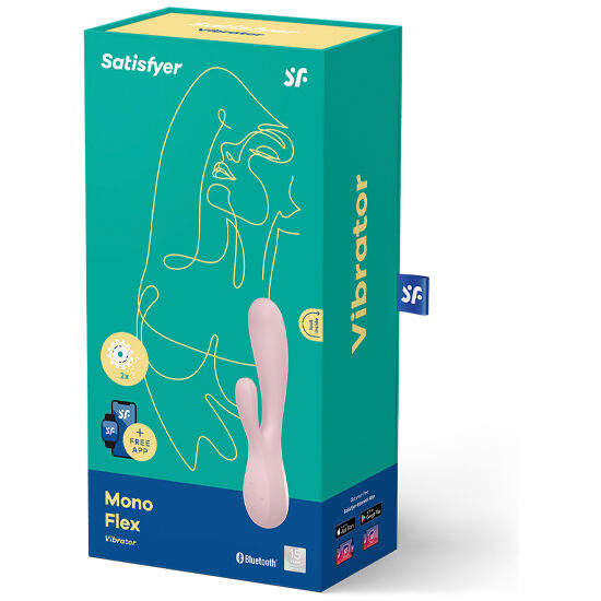 SATISFYER - MONO FLEX ROJO CON APP