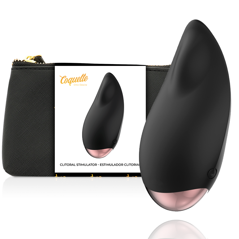 COQUETTE CHIC DESIRE - ESTIMULADOR CLÍTORIS NEGRO / GOLD GOTA