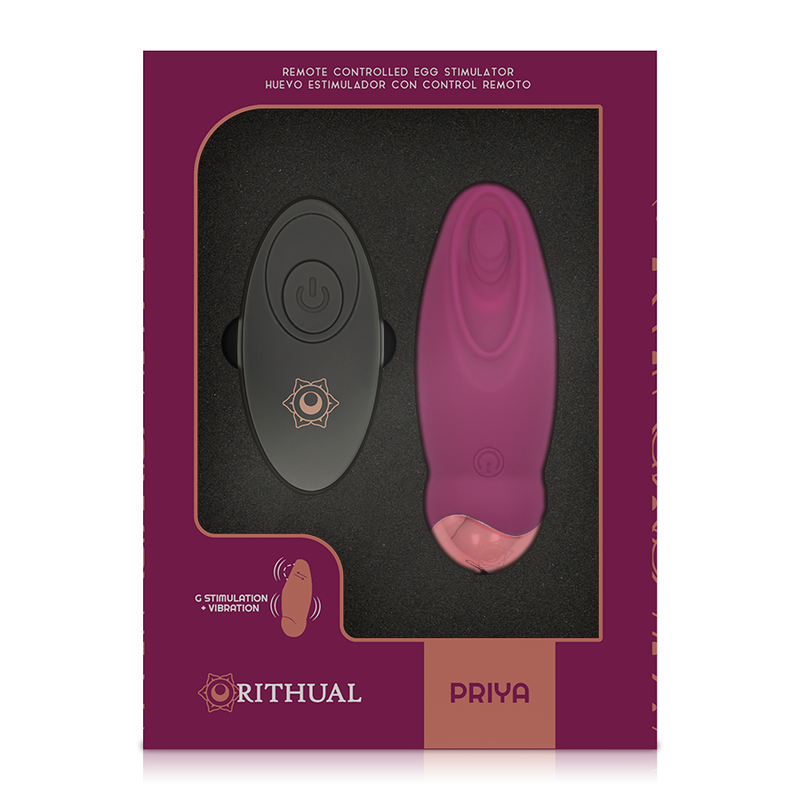 RITHUAL - PRIYA HUEVO CONTROL REMOTO G-SPOT + VIBRACIÓN