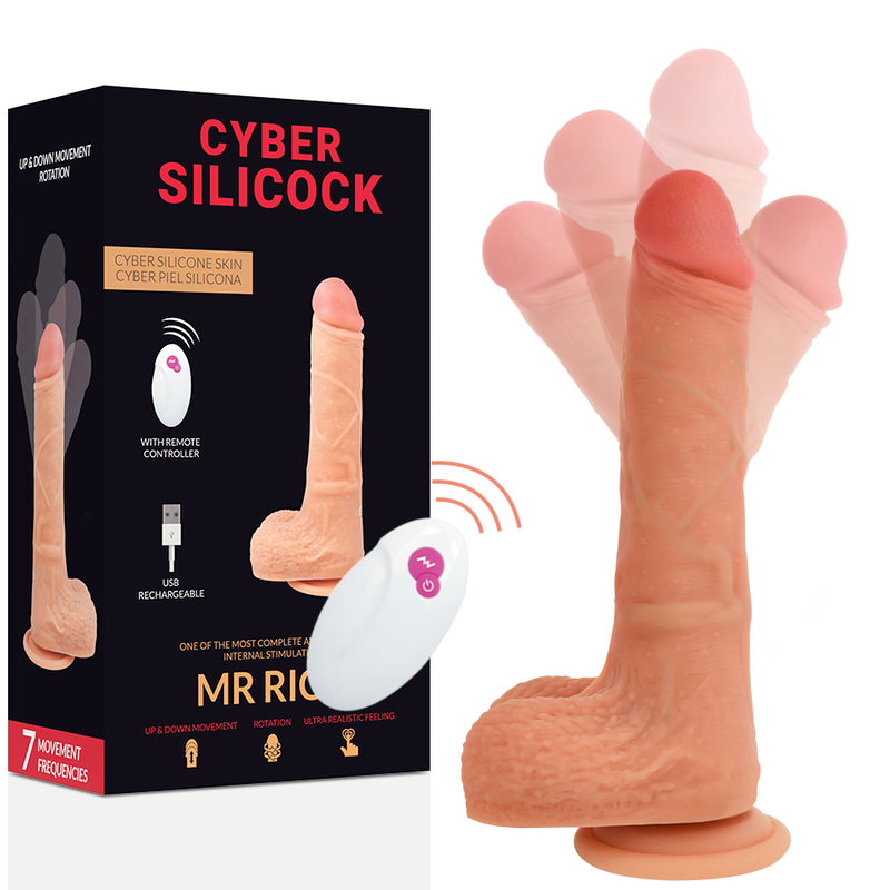 CYBER SILICOCK - REALISTICO CONTROL REMOTO MR RICK 20.9 CM -O- 4 CM