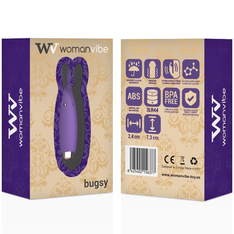 WOMANVIBE - BUGSY ESTIMULADOR RABBIT SILICONA