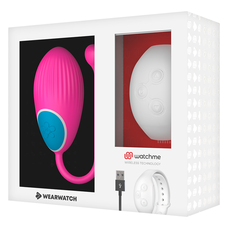 WEARWATCH - HUEVO CONTROL REMOTO TECHNOLOGY WATCHME FUCSIA / NIVEO